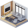 Linnea Contemporary Living Room